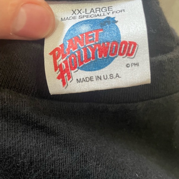 Mens Vintage Single Stitch Planet Hollywood Tee Size:XXLarge - Picture 4 of 5